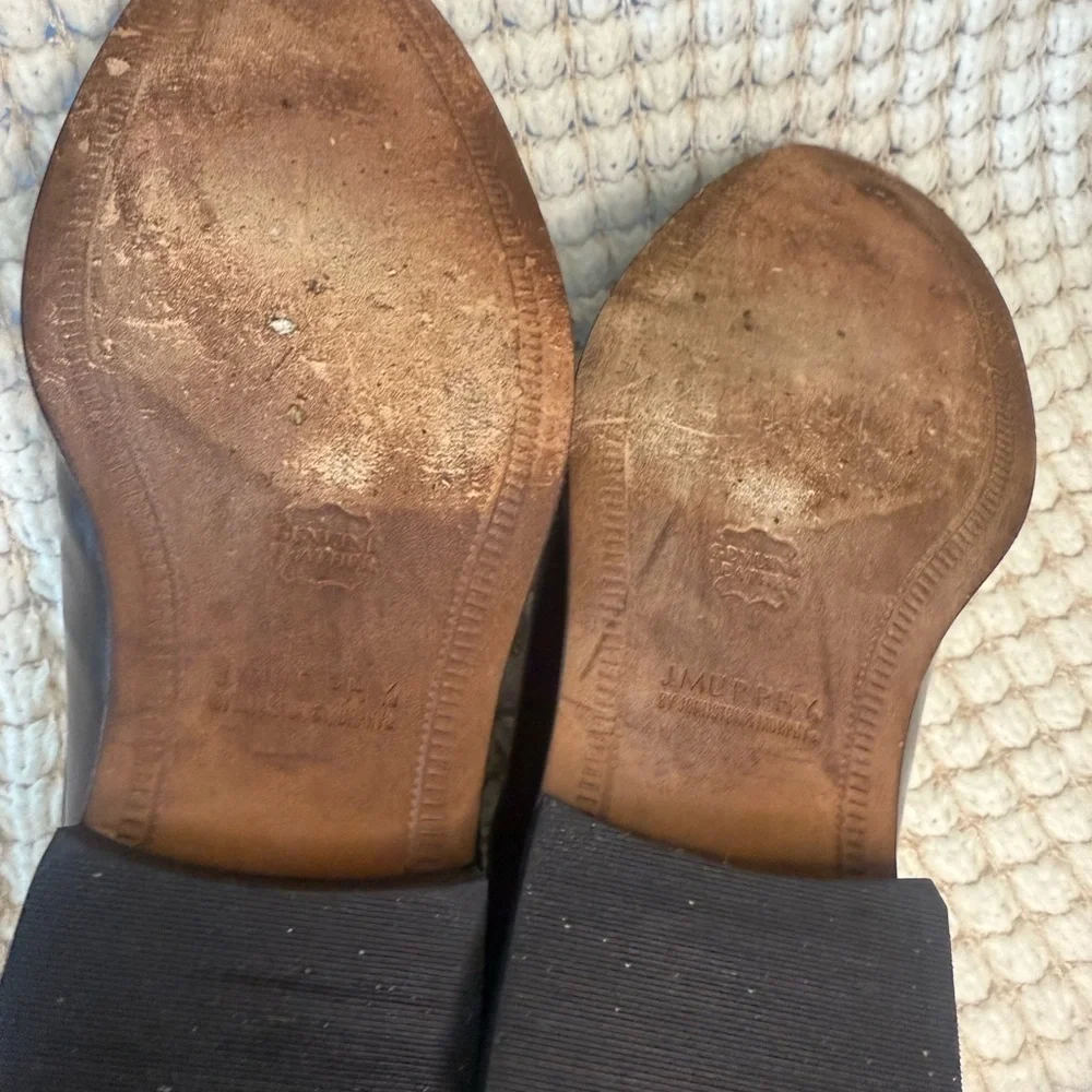 Johnson & Murphy Men's Classic Leather Dress Shoes   Size 11M  EA001